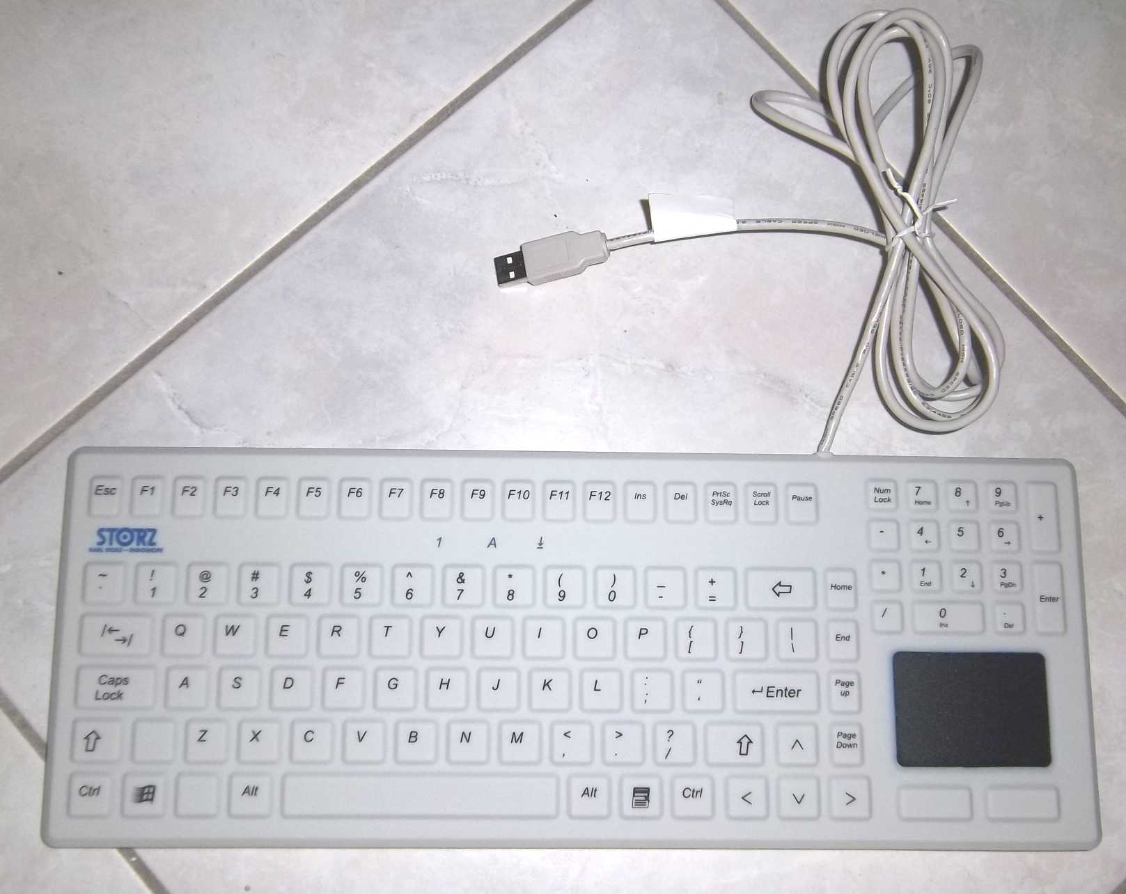 Storz 2004024US silicone keyboard Karl Storz keyboard silicone keyboards endoscopy endo 